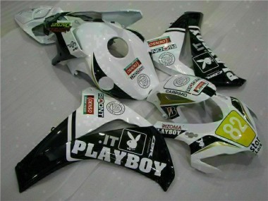 ABS Kit Carenatura Moto Honda CBR 1000 RR 08-11 - Bianco Nero Playboy