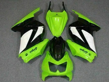 ABS Kit Carenatura Moto Kawasaki EX250 08-12 - Verde Nero Ninja