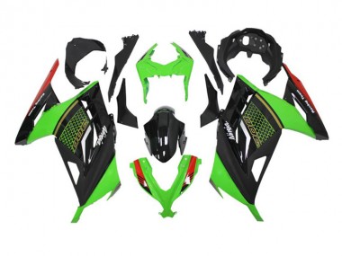 ABS Kit Carenatura Moto Kawasaki EX300 13-16 - Verde Nero