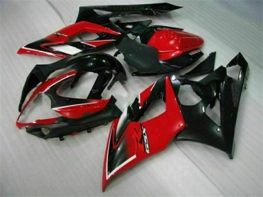 ABS Kit Carenatura Moto Suzuki GSXR 1000 K5 05-06 - Rosso Nero