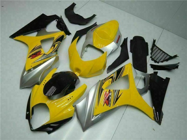 ABS Kit Carenatura Moto Suzuki GSXR 1000 K7 07-08 - Giallo