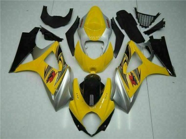 ABS Kit Carenatura Moto Suzuki GSXR 1000 K7 07-08 - Giallo