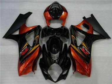 ABS Kit Carenatura Moto Suzuki GSXR 1000 K7 07-08 - Nero