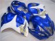 ABS Kit Carenatura Moto Suzuki GSXR 1300 Hayabusa 08-19 - Blu Bianco