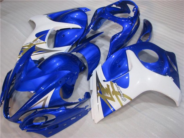 ABS Kit Carenatura Moto Suzuki GSXR 1300 Hayabusa 08-19 - Blu Bianco