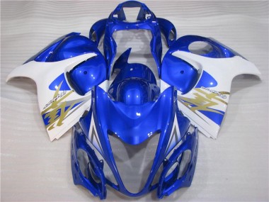 ABS Kit Carenatura Moto Suzuki GSXR 1300 Hayabusa 08-19 - Blu Bianco