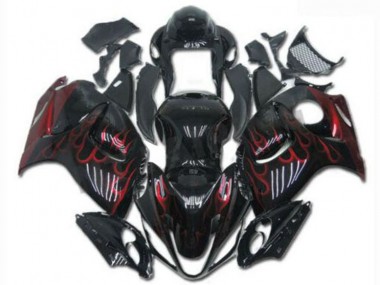 ABS Kit Carenatura Moto Suzuki GSXR 1300 Hayabusa 08-19 - Nero Rosso