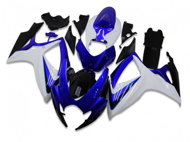 ABS Kit Carenatura Moto Suzuki GSXR 600 / 750 K6 06-07 - Blu Bianco