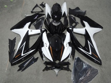 ABS Kit Carenatura Moto Suzuki GSXR 600 K8 08-10 - Nero Bianco