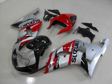 ABS Kits Carena Moto Suzuki GSXR 750 K1 K2 K3 01-03 - Nero Rosso