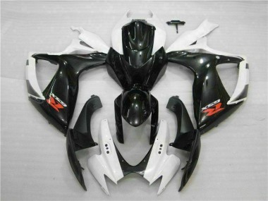 ABS Kits Carenatura Moto Suzuki GSXR 600 / 750 K6 06-07 - Bianco Nero