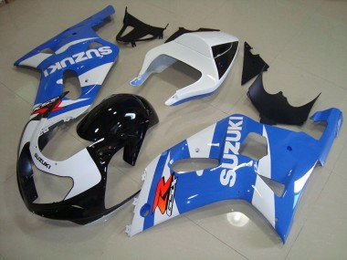 ABS Kits Carenatura Moto Suzuki GSXR 750 K1 K2 K3 01-03 - Blu Bianco