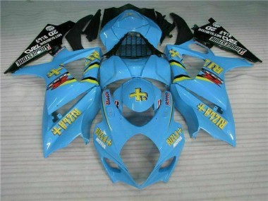 ABS Kits Carene Moto Suzuki GSXR 1000 K7 07-08 - Blu