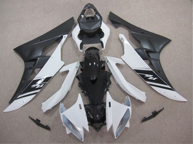 ABS Kits Carene Moto Yamaha R6 06-07 - Bianco Nero