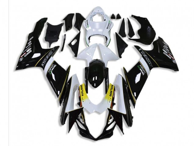 ABS Moto Plastica & Carene Suzuki GSXR 600 / 750 K11 11-24 - Nero Bianco