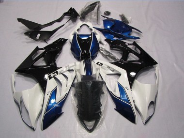 ABS Plastica Moto BMW S1000RR 09-14 - Bianco Blu