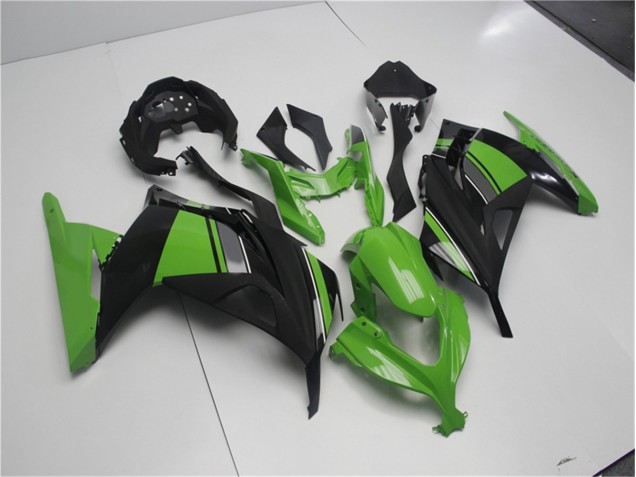 ABS Plastica Moto & Carenatura Moto Kawasaki EX300 13-16 - Verde Nero