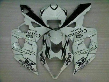 ABS Plastica Moto Suzuki GSXR 1000 K5 05-06 - Bianco