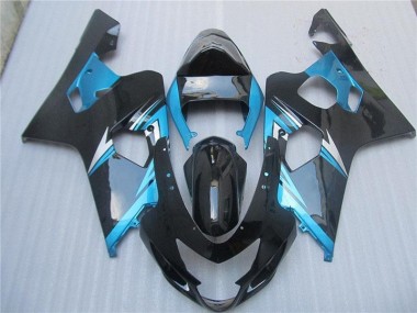 ABS Plastica Moto Suzuki GSXR 600 / 750 K4 04-05 - Blu Nero