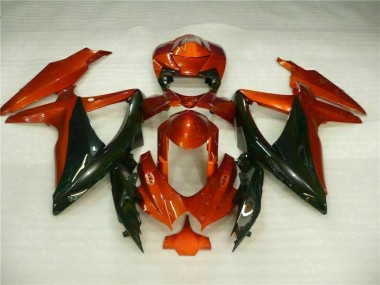 ABS Plastica Moto Suzuki GSXR 600 / 750 K8 08-10 - Rosso Nero