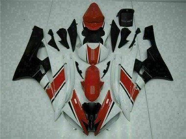 ABS Plastica Moto Yamaha R6 06-07 - Rosso Bianco