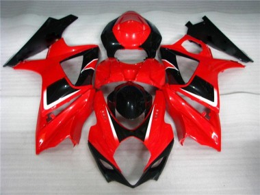 Carena Moto Suzuki GSXR 1000 K7 07-08 - Rosso Nero