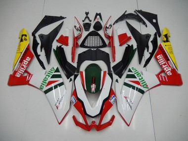 Carene Moto Aprilia RSV4 09-15 - Bianco Rosso Alitalia