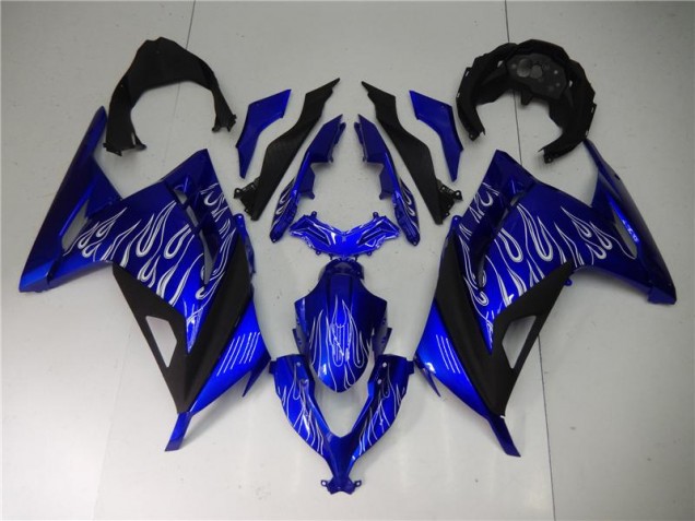 Carene Moto Kawasaki EX300 13-16 - Blu Bianco Nero