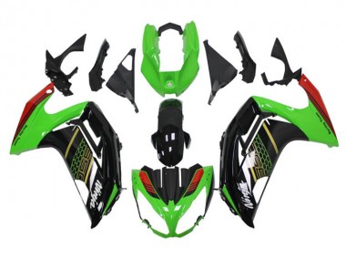 Carene Moto Kawasaki EX650 12-16 - Verde Nero