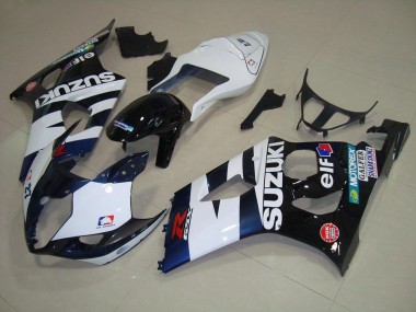 Carene Moto Suzuki GSXR 1000 K3 03-04 - Bianco Nero Elf