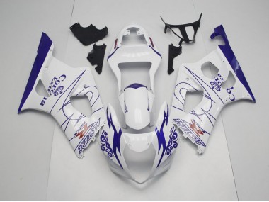 Carene Moto Suzuki GSXR 1000 K3 03-04 - Blu Bianco Corona