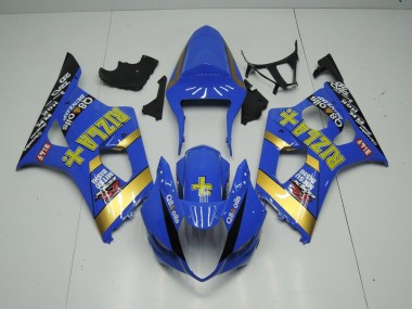 Carene Moto Suzuki GSXR 1000 K3 03-04 - Blu Rizla