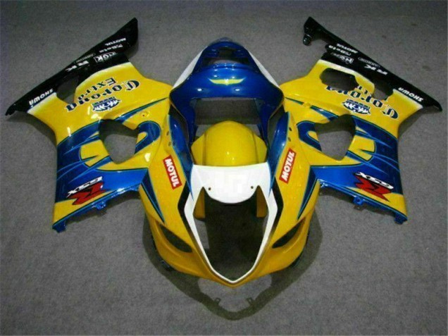 Carene Moto Suzuki GSXR 1000 K3 03-04 - Giallo Blu