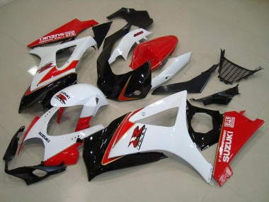 Carene Moto Suzuki GSXR 1000 K7 07-08 - Bianco Rosso Nero