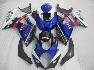 Carene Moto Suzuki GSXR 1000 K7 07-08 - Blu Nero Rockstar