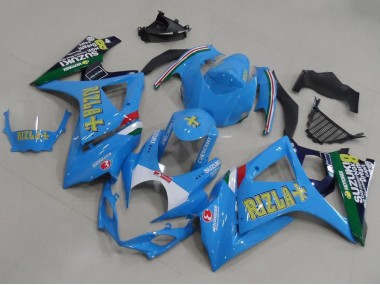 Carene Moto Suzuki GSXR 1000 K7 07-08 - Blu Rizla