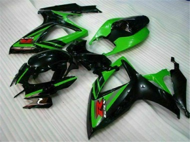 Carene Moto Suzuki GSXR 600 / 750 K6 06-07 - Nero Verde