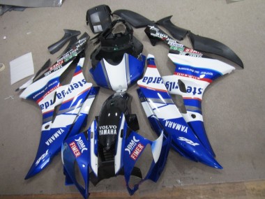 Carene Moto Yamaha R6 06-07 - Bianco Blu Sterilgarda Volvo