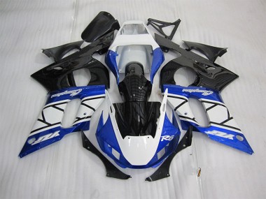 Carene Moto Yamaha R6 98-02 - Blu Bianco Nero