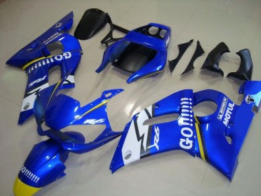 Carene Moto Yamaha R6 98-02 - Blu Go Motul