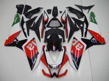 Kit Carene Moto Aprilia RSV4 09-15 - Nero Rosso