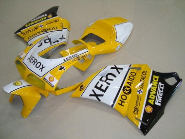 Kit Carene Moto Ducati 748 916 996 996S 93-05 - Giallo Bianco Xerox