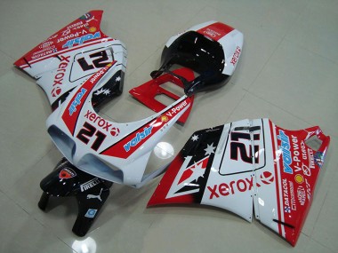 Kits Carenatura Moto Ducati 748 916 996 996S 93-05 - Rosso Bianco Xerox 21