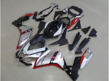 Kits Carene Moto Aprilia RS4 50 125 11-18 - Nero Argento Rosso