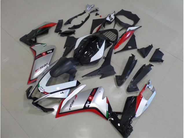 Kits Carene Moto Aprilia RS4 50 125 11-18 - Nero Argento Rosso