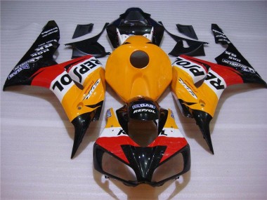 Kits Carene Moto & Plastica Moto Honda CBR 1000 RR 04-05 - Arancia Nero Repsol