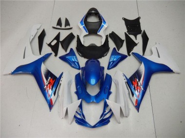 Plastica Moto Suzuki GSXR 600 / 750 K11 11-24 - Blu Bianco